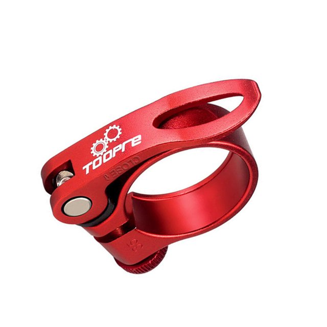 Greeniant Abrazadera para tija de sillín de bicicleta, abrazadera de tubo de tija de sillín de liberación rápida de aleación de aluminio, Type11 NO11