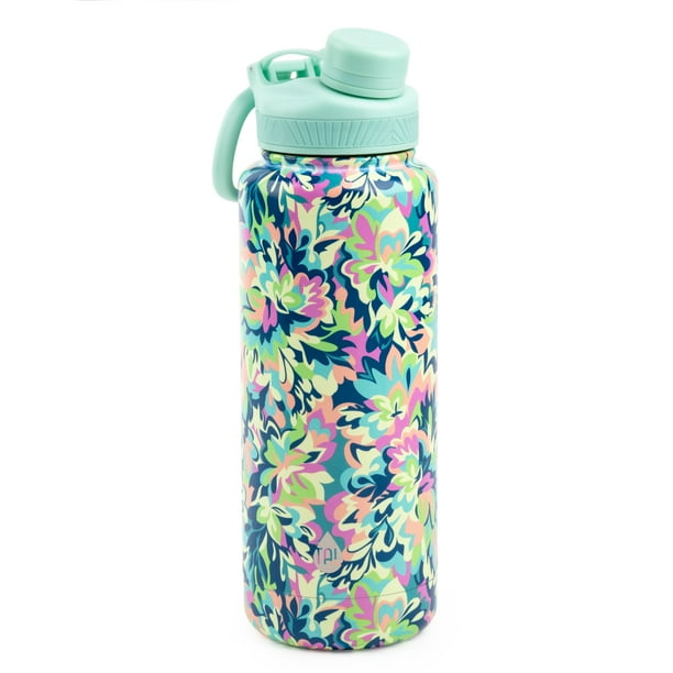 TAL Double Wall Stainless Steel Ranger Tumbler 40oz, Mint Flower ...