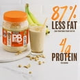 thumbnail image 2 of PBfit All-Natural Peanut Butter Powder, 850 g (30 oz) – 87% Less Fat, 4 g Protein, Gluten-Free Powdered Spread from Real Roasted Peanuts, 2 of 11