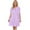 Purple, variant on HomeGardon Nightgowns for Women,Summer Dresses Women's Short Sleeved Loose Plus Size Short Sleeved Lace Lace Imitation Silk Nightdress