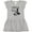 AC-Heather Grey, variant on I'd Rather Be in Paris Shopping and Travel Girls Toddler Dress