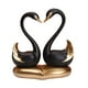 thumbnail image 3 of 2 figuras de cisne para pareja, estatuas de pareja, adornos de mesa, figuras decorativas Negro, 3 of 7