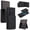 Black, variant on For Samsung Galaxy Z Fold 5 Detachable 2 in 1 Case with Card Holder, Magnetic Wallet Compatible with MagSafe Wireless Charging, Premium PU Leather Flip Cover with Multi-Angle Kickstand, Brown