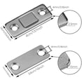 thumbnail image 2 of 4 Pack Cabinet Door Magnets Ultra Thin Magnetic Door Latch with Stainless Steel Screws and Self-Adhesive Drawer Magnet Catch for Kitchen Cabinet Closer Sliding Door Closure Cupboard Closet, 2 of 5