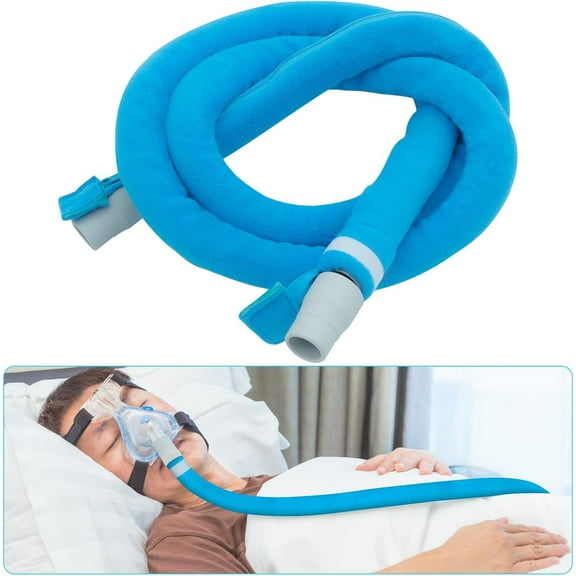 NATAKU CPAP Hose Tube Cover - Essential BiPAP Supplies with Fleece Piple Protector Cushions Prevent Noise Condensation Rainouts, Masks Accessories Machines & Holders Away Pets Chow