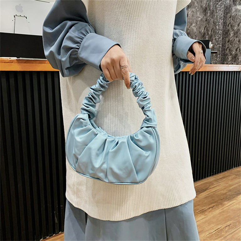 Fashion Trend Women's Retro Sweet Armpit Cloud Bag Tote Bag 