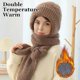 thumbnail image 5 of Bufanda de gorro a prueba de viento con protección para los oídos integrada, bufanda de gorro de punto cálido de invierno, bufanda gruesa cálida elástica, gorro de invierno, 5 of 5