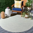 thumbnail image 2 of SAFAVIEH Martha Stewart Hampton Solid Indoor/Outdoor Area Rug, Green, 6'5" x 6'5" Round, 2 of 9