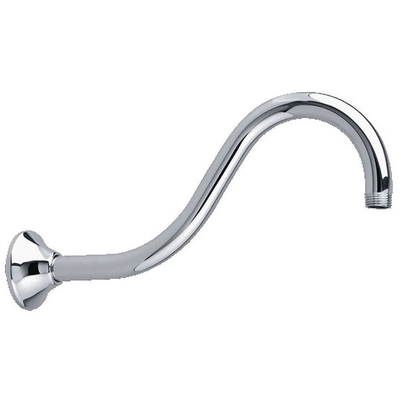 American Standard 12-in Wall Mount Shepherd's Crook Shower Arm in Polished Chrome