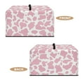 thumbnail image 6 of FOR U DESIGNS Cow Pink Print Microwave Oven Cover Foldable Toaster Oven Covers Dustproof Microwave Oven Grill Covers Protector Home Decoration Accessories-S, 6 of 8