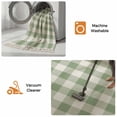 thumbnail image 5 of Sage Green Checkered Washable Area Rug 3'x5', Farmhouse Buffalo Plaid Woven Cotton Tassels Kitchen Rugs, Non Slip Indoor Door Mat Throw Carpet for Entryway Living Room Nursery Laundry Room, 5 of 9