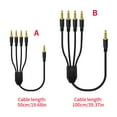 thumbnail image 5 of Gold Plated Stereo Auxiliary Cable Enhancing Durability Suitable for Tablets Music Player Earphone Multiple Electronics, 5 of 15