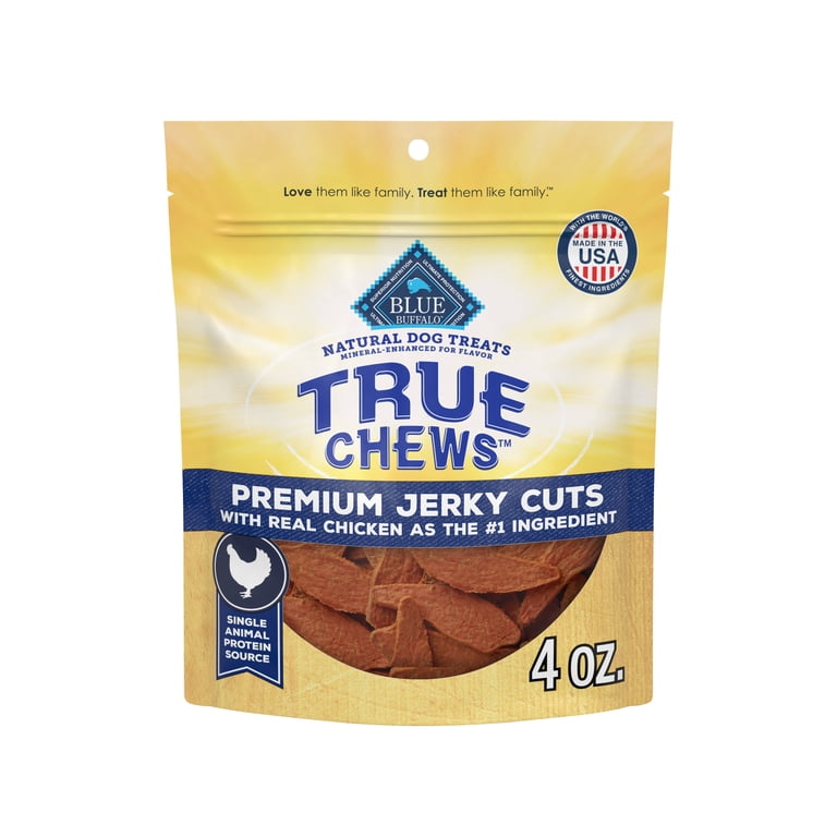 Chicken Jerky Cut Dog Treats, 4oz photo 1
