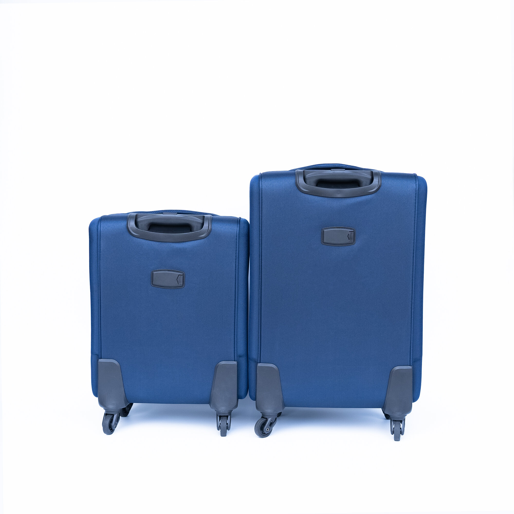 Hardside Suitcase, (20+24) Two-piece suitcase suitcase set Oxtrolley case without password lock universal wheel BLUE, Navy Blue Hardside Luggage,Oxfabric Hardside Checked Luggage