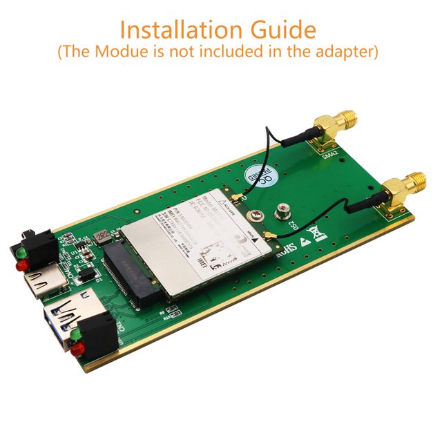 Convertidor Ngff Adaptador M.2 a USB 3.0 B Key NGFF Convertidor inalámbrico con ranura para tarjeta SIM
