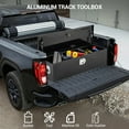 thumbnail image 2 of Kselythan 30 Inch Aluminum Truck Tool Box, Truck Bed Storage Box With Security Lock And Wider Handles, Heavy Duty Waterproof Tool Box Organizer Chest For Pick Up Truck Rv Trailer, 2 of 7