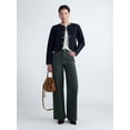 thumbnail image 3 of Free Assembly Women's Puff Sleeve Cropped Jacket with Long Sleeves, Sizes XS-XXL, 3 of 6