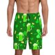 thumbnail image 1 of Balery St Patrick's Day2 Pantalones cortos de pijama de punto de algodón para hombre con cinturilla y bolsillos-3X-Large, 1 of 6