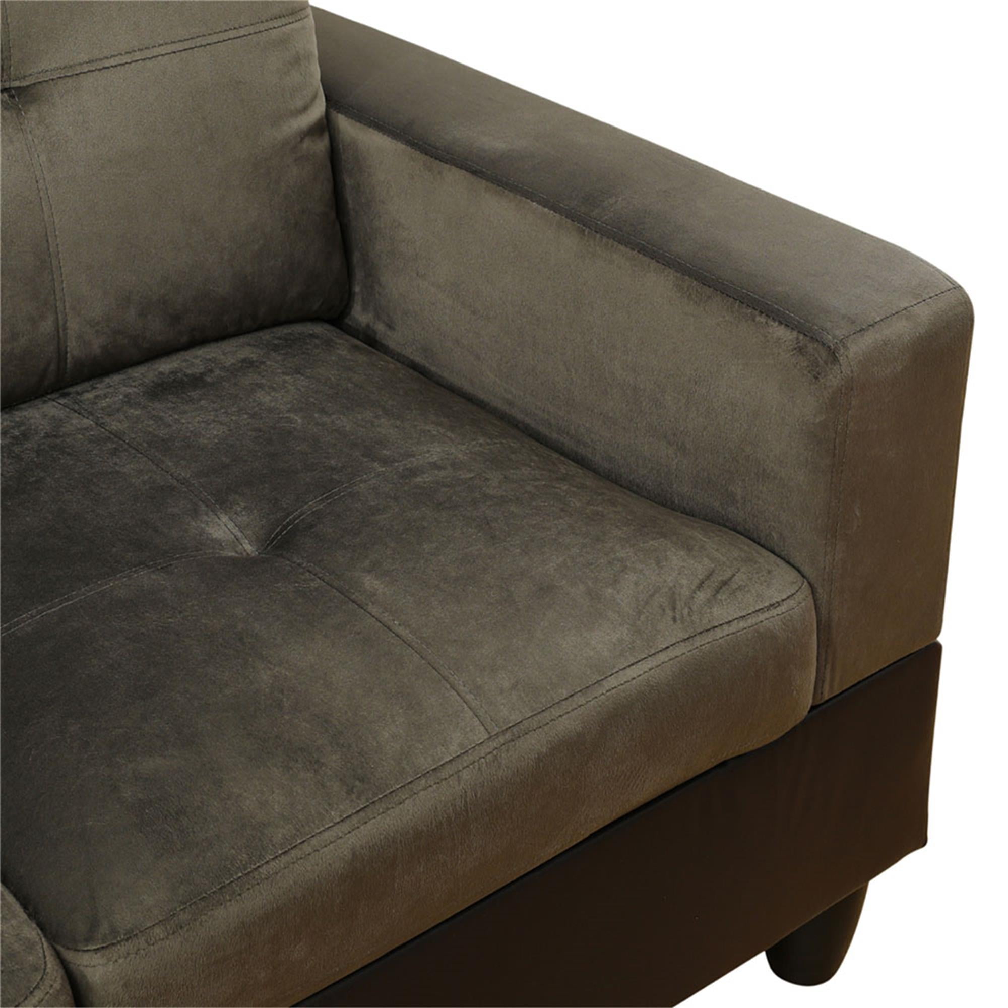 Kadyn Living Room Sofa 3-Piece Set, 3-Seater L-Shaped couch, Removable Ottoman, Small Sofa for Small Apartments, Living Rooms and Offices (Taupe) Kadyn Living Room Sofa 3-Piece Set, 3-Seater L-Shaped couch, Removable Ottoman, Small Sofa for Small Apartments, Living Rooms and Offices (Taupe)