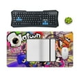 thumbnail image 3 of Splatoon Large Gaming Mouse Pad for Desk, Big Mouse Pad Gaming Desk Mat, Mousepad Desk Pad with Non-Slip Base And Stitched Edges, Keyboard Mouse Mat for Home Office Work, 3 of 7