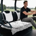 thumbnail image 5 of chaqlin Golf Cart Seat Universal, Compatible with Summer Sports, Golf Cart Seat Covers Fit for 2-Seat Golf Carts Club Car, Marble, 5 of 8