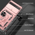 thumbnail image 5 of for Google Pixel 6 Case with HD Screen Protector, Build in 360° Rotating Ring Kickstand [Military Grade] Protective Case for Pixel 6, Rose Gold, 5 of 13