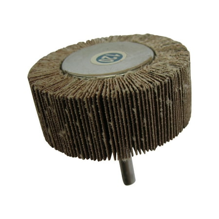 

Klutch 60-Grit Flap Wheel - 2 3/8in. x 1in 1/4in. Hex Shaft Model# 6706030060