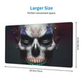 thumbnail image 2 of Kdxio Modern Abstract Colorful Skull C Print Large Gaming Mouse Pad,Non-Slip Base,Water Resist Keyboard Pad for Gamer,Office & Home,29.5 x 15.8 in, 2 of 6
