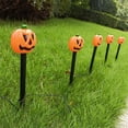thumbnail image 3 of BZPIZ Halloween Decorations Outdoor 1Pcs Pumpkin Garden Lights Halloween Decorations Outdoor Swaying Firefly with 6LEDs Spooky Eyes Lights Waterproof Halloween Stakes Lighted for Garden Yard Patio, 3 of 9