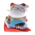 thumbnail image 4 of 5 figuras de la fortuna de gato con representación animal para decoración del hogar., 4 of 9
