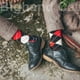 thumbnail image 5 of 5 pares de calcetines de vestir para hombre, calcetines de algodón peinado con estampado colorido y divertido, 5 of 7