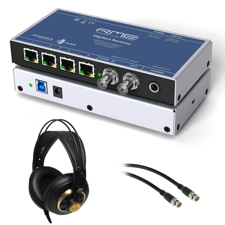 RME Digiface Ravenna 256-Channel USB Audio Interface Bundle with