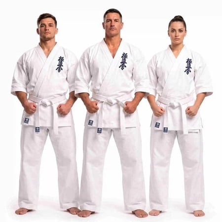 Bleached Kyokushin Gi Stretch Cotton Martial Arts Uniform for Adults & Teens, Karate uniform 8oz, 10oz, 12oz, 14oz