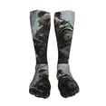thumbnail image 5 of Kdxio Surreal Panda Warrior Funny Silky Novelty Funky Long Knee High Socks Soft 3D Print Cosplay Crazy Stockings for Men Women, 5 of 8