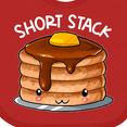 thumbnail image 4 of Inktastic Short Stack Cute Pancake Breakfast Boys or Girls Baby Bib, 4 of 4