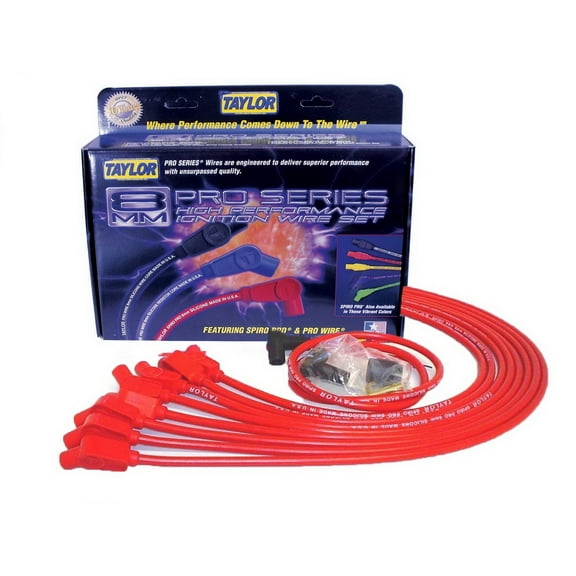 Taylor Wire / Vertex 76232 TAY76232 8MM RACE FIT SPIRO-PRO RED