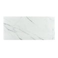 thumbnail image 6 of SAFAVIEH xyla White Marble Glass/Black Writing Desk (47.2 in. W x 21.7 in. D x 29.5 in. H), 6 of 11