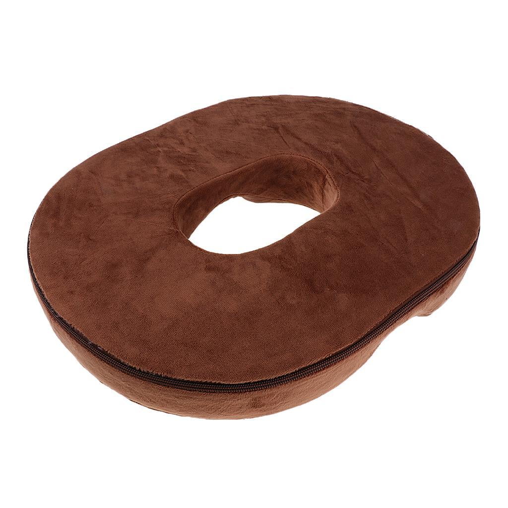 Shangren Donut Seat Cushion Pillow Memory Foam Tailbone Coffee Other Approx .41 32 6cm 16.1 12.6 2.4inches