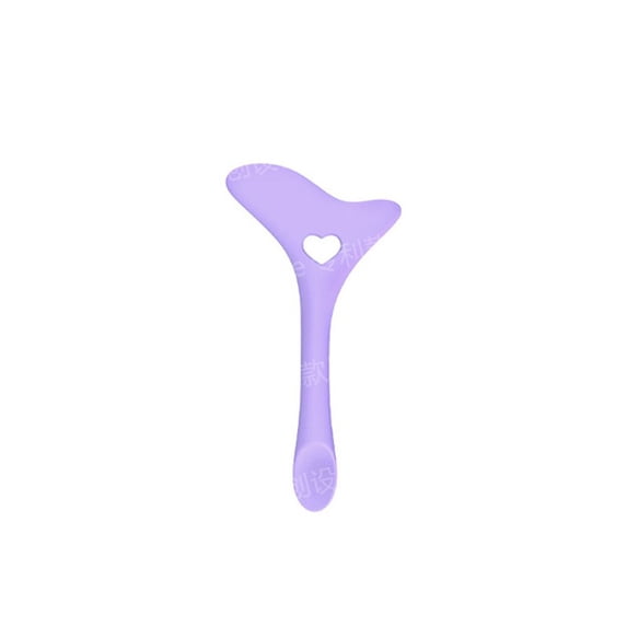 Resusable Drawing Lipstick False Eyelashes Extension Comb Brush Card Mascara Eyeliner Applicator Eyeliner Stencils Tips Eye Makeup Tools PURPLE