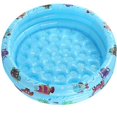 thumbnail image 2 of Blue Inflatable Kids Pool for Indoor and Outdoor Use, Round, Waterproof Paddling Pool (85 cm), 2 of 5