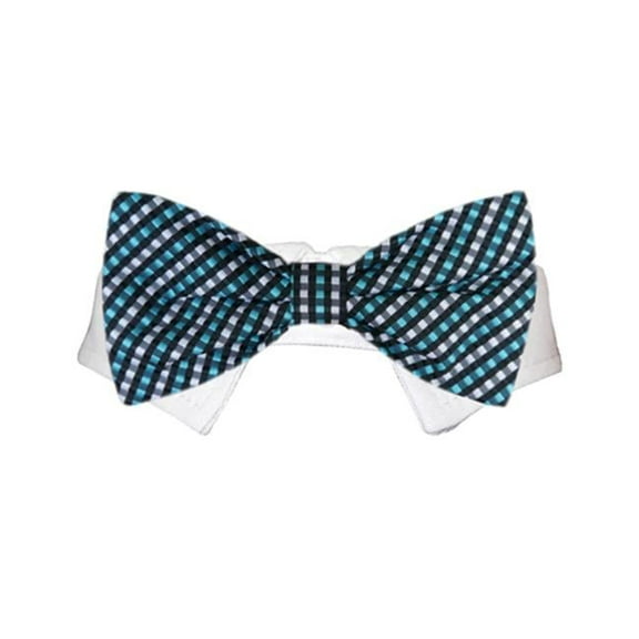Pooch Outfitters  Alex Bow Tie - Blue - Medium