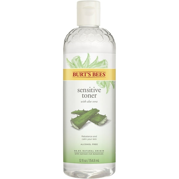 Burt's Bees Sensitive Toner with Aloe Vera, 12 fl oz
