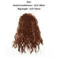 thumbnail image 5 of Mufeng 80s Disco Wig for Men Rocker Cosplay Wig Long Curly Hair Wig for Halloween Themed Party Outfit Type C One Size, 5 of 5