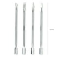 thumbnail image 5 of Manicure Double-headed Dead Skin Push Stainless Steel Care Tools, 5 of 5