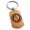 Rose, variant on Stainless Steel Earth Element Rune Engraved Dog Tag Keychain Keyring