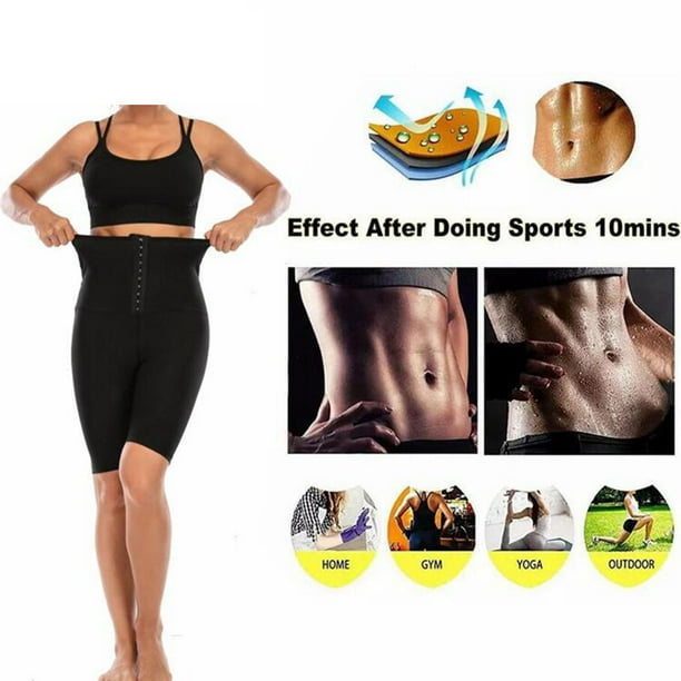 Pantalones cortos deportivos para mujer, pantalones de , termo sudor, muslo, Body , gimnasio, Fitness , 4XL 5XL 54-57cm