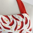 thumbnail image 3 of Design Imports 753651 Tablier de Cuisine Chilis Imprimé, 3 of 4