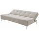 thumbnail image 4 of Sofá Cama Reclinable EL BAZAR STORE Vegas Lino Beige Moderno Abotonado 3 Posiciones, 4 of 6