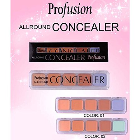 Quality  5 Color Makeup Corrector Concealer Palette - Color  02 (COSK002 