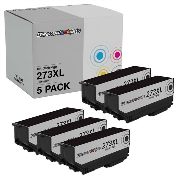 DI Compatible Ink Cartridge Replacements for Epson 273XL 5pk Black HY Compatible with: Cartridge Replacements for Epson 273XL printers. Compatible Model: Epson Expression XP-850